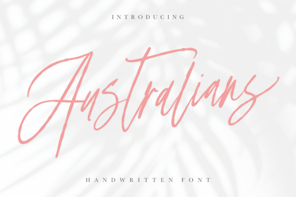 Australians Script Handwritten Font for Authentic Branding