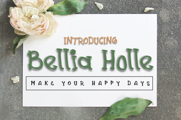 Bellia Holle Font for Clear, Confident Campaign Messaging