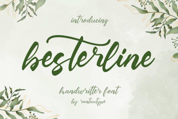 Besterline Font for Creative Campaigns