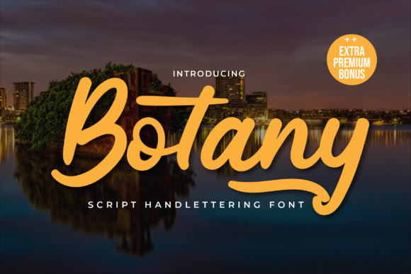 Botany: A Flowing Script Handwritten Font for Elegant Brand Identity