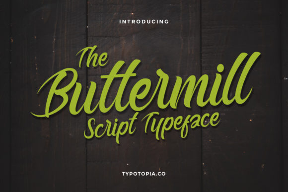 Buttermill: A Flowing Handwritten Font for Elegant Digital Design