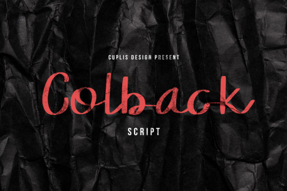 Colback: A Script Handwritten Font That Makes Campaign Text Feel Human