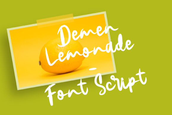Demen Lemonade Font Review