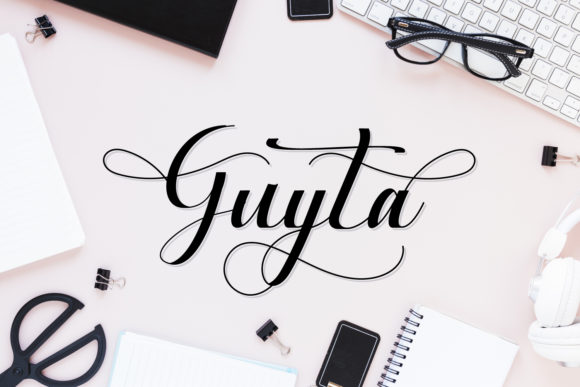 Guyta: A Delicate Script Handwritten Font for Makers