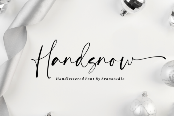 Handsnow: A Dreamy Script Handwritten Font for Creative Campaigns