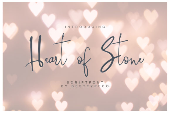 Heart of Stone: A Timeless Script Handwritten Font for Real Branding
