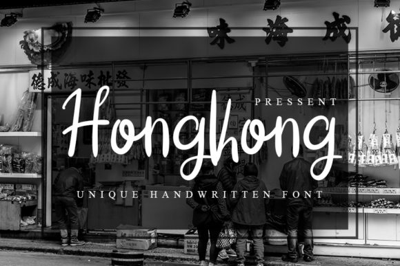 Hongkong Font: A Casual Script Handwritten Typeface for Real Branding
