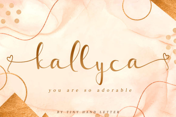 Kallyca: A Delicate Script Handwritten Font for Editorial Elegance