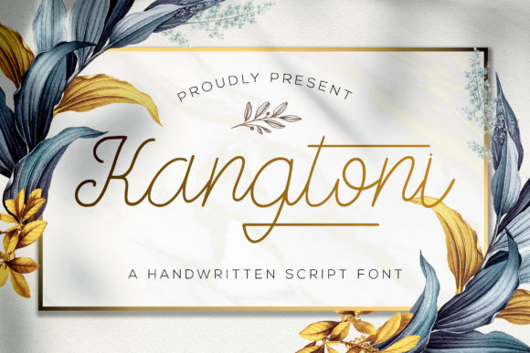 Kangtoni: A Delicate Script Handwritten Font for Timeless Branding