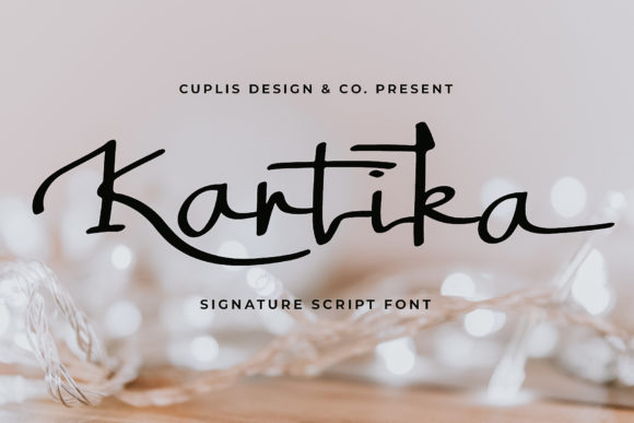 Kartika Handwritten Font for Crafters & Sellers