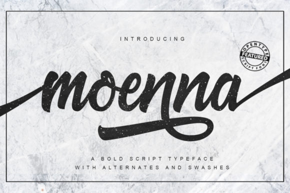 Moenna: A Script Handwritten Font That Elevates Campaign Typography