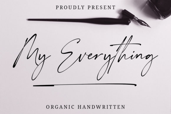 My Everything Font: A Relaxed Handwritten Typeface for Real Brands