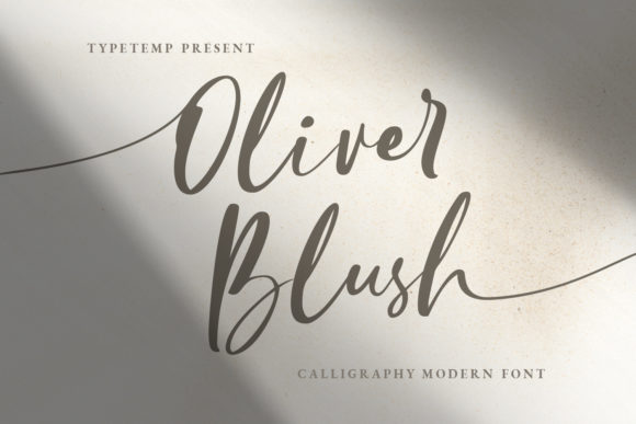 Oliver Blush: A Timeless Script Handwritten Font for Elegant Branding