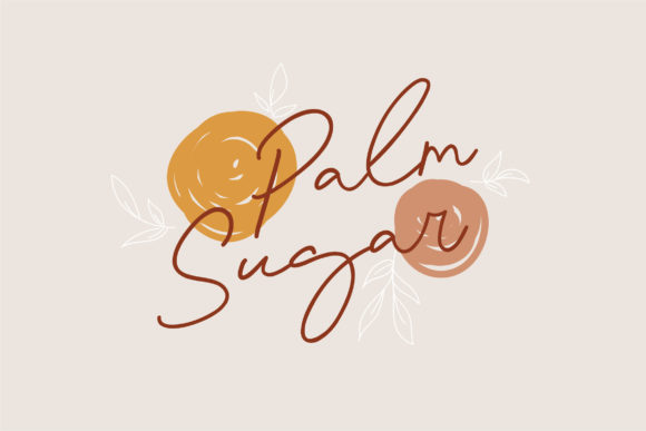 Palm Sugar: A Timeless Script Handwritten Font for Scroll-Stopping Branding
