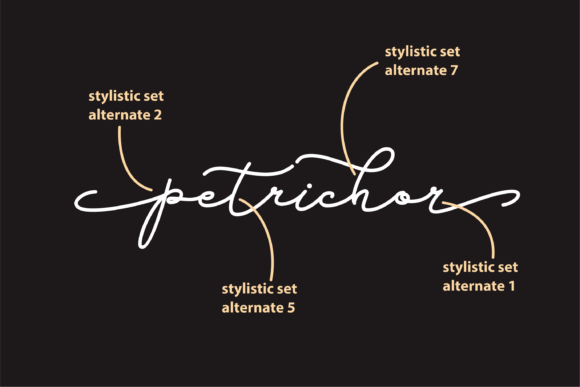 Petrichor Font: Elegant Handwriting for Designers