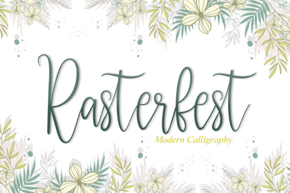 Rasterfest: A Romantic Script Handwritten Font for Editorial Design