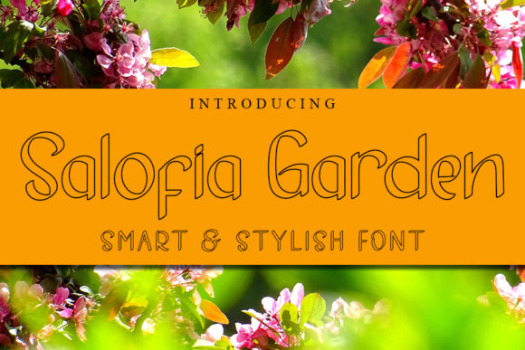 Salofia Garden: A Smart Script Handwritten Font for Small Business Branding