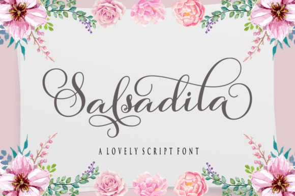 Salsadila: A Romantic Script Handwritten Font for Real Branding