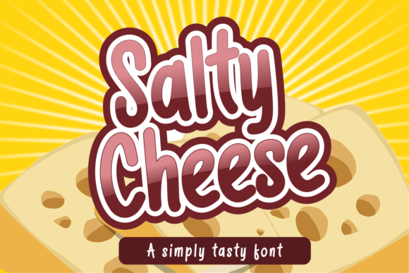 Salty Cheese Font for Handmade Labels & Creative Branding