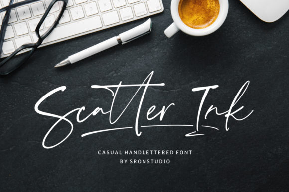 Scatter Ink: A Timeless Script Handwritten Font for Makers