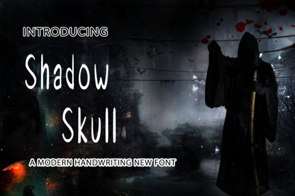 Shadow Skull Font for Creative Projects