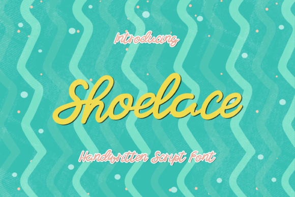 Shoelace Font: A Bouncy Quirky Handwritten Typeface for Standout Branding