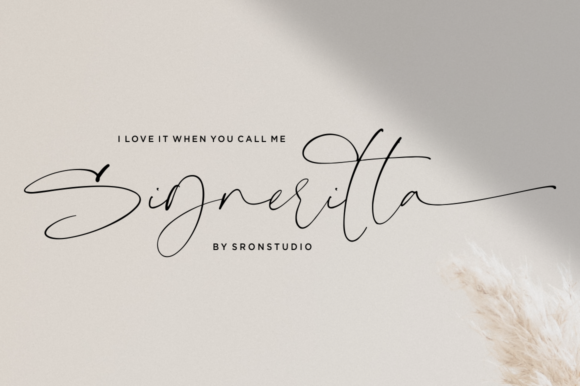 Signeritta: A Delicate Script Handwritten Font for Modern Branding