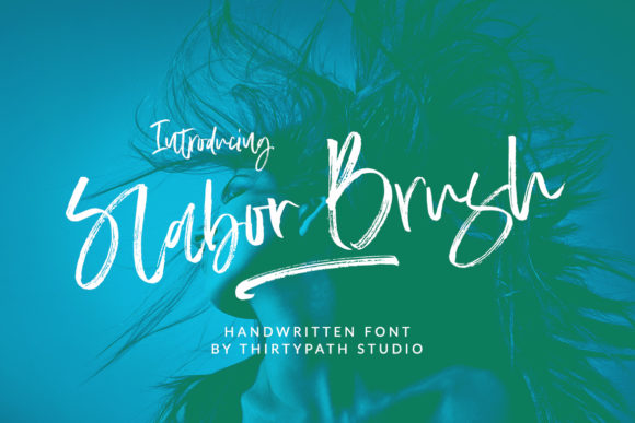 Slabor Brush: A Relaxed Handwritten Font for Digital Branding