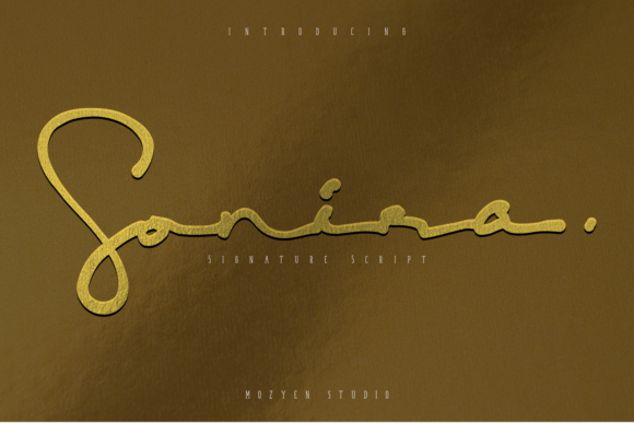 Sonira: A Luxurious Script Handwritten Font for Editorial Elegance