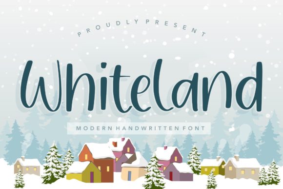 Whiteland: A Cute Handwritten Font for Kids and School Projects
